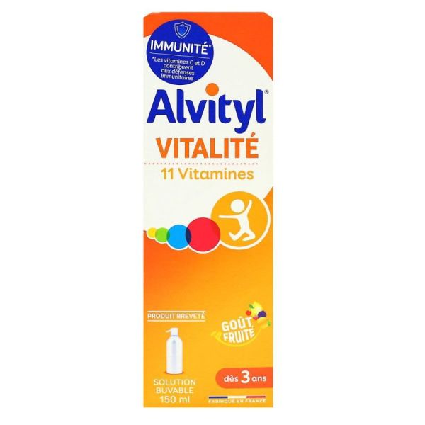 Vitalité Solution Buvable Multivitaminés 150ml
