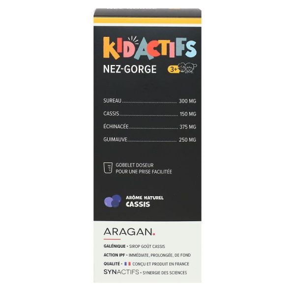 Synactifs Kidactifs Nez/gorge Sirop Enfants Flacon 125ml