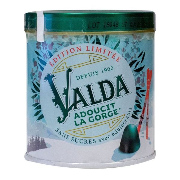 VALDA PASTILLES MENTHE EUCALYPTUS SANS SUCRE - Parapharmacie Chez moi