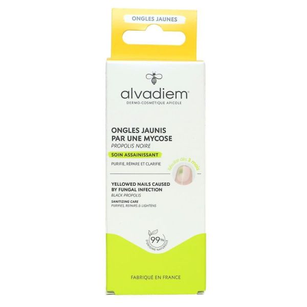 Alvadiem Soin Assainissant Ongle Jaunis Abimés Fragilisés Mycoses Stylo Applicateur 10 ml