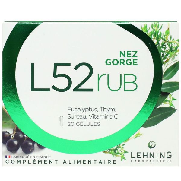 L52rub Gélules Boite de 20