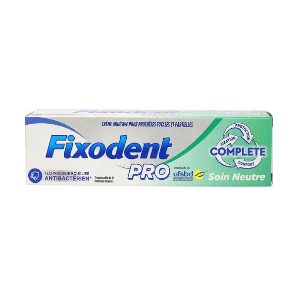 Fixodent Crème fixative Soin Neutre 47g