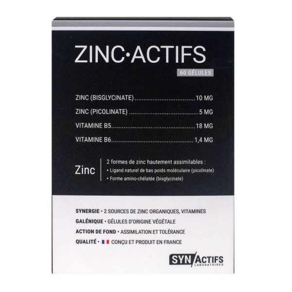 ZincActifs Boite de 60 gélules
