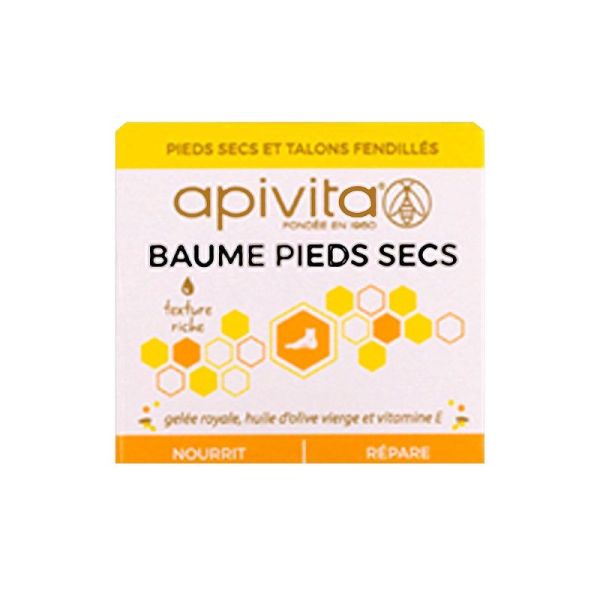 Apivita Baume Pied Sec Très Sec Pot 50ml