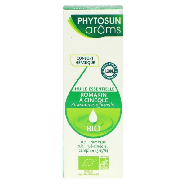 Phytosun Aroms Huile Essentielle Bio Romarin Flacon 10ml