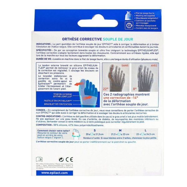 Orthèse Correctrice Hallus Valgus - Vendue à l'unité