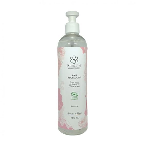 Eau Micellaire Démaquillante Bio Flacon Pompe 400ml