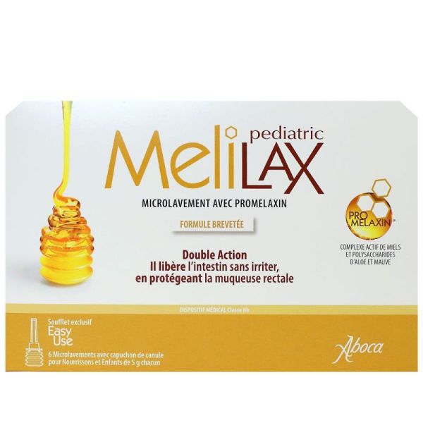 Melilax Pediatric Gel Rectal Microlavement 6/5g