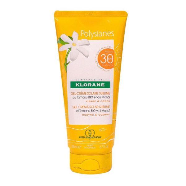 Klorane Solaires Spf30 Gel Crème Sublime 200ml