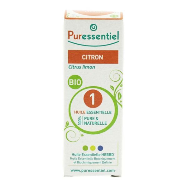 Puressentiel Expert Huile Essentielle Bio Citron Flacon 10ml