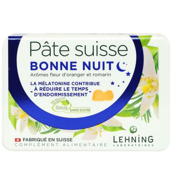 Pate Suisse Bonne Nuit Boite de 40 gommes à sucer