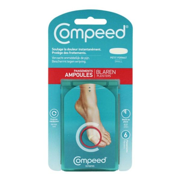 Compeed Pansements Ampoules Petit Format Boîte De 6