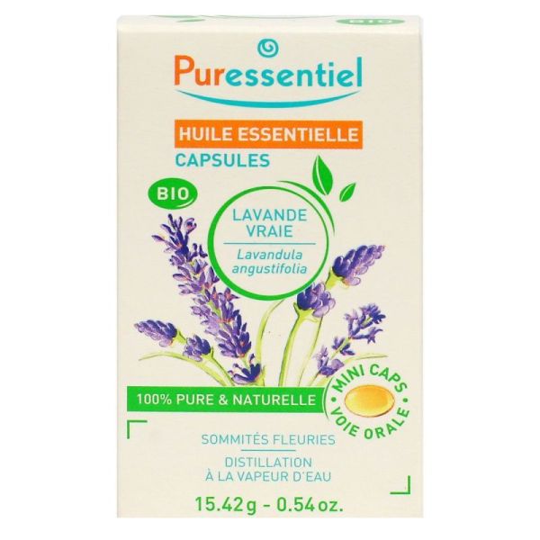 Puressentiel Capsules Lavande Vraie Bio Boite/60