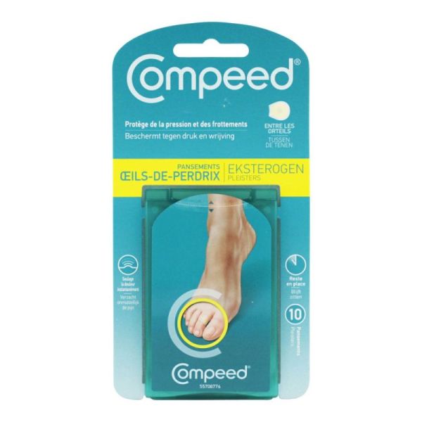 Compeed Pansements Oeil De Perdrix Boîte De 10