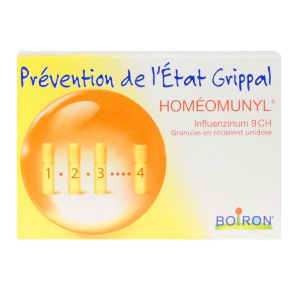 Homeomunil Influenzinum 9 CH Boite de 4 doses Granules
