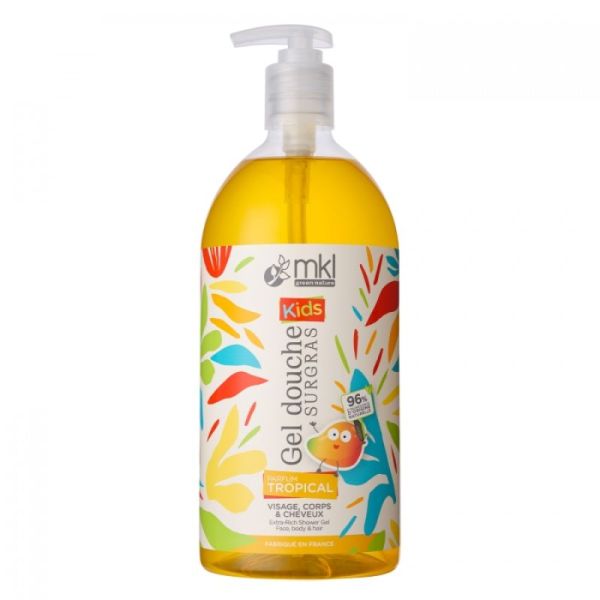 Mkl Gel Douche Kids Tropical Flacon Pompe 1l