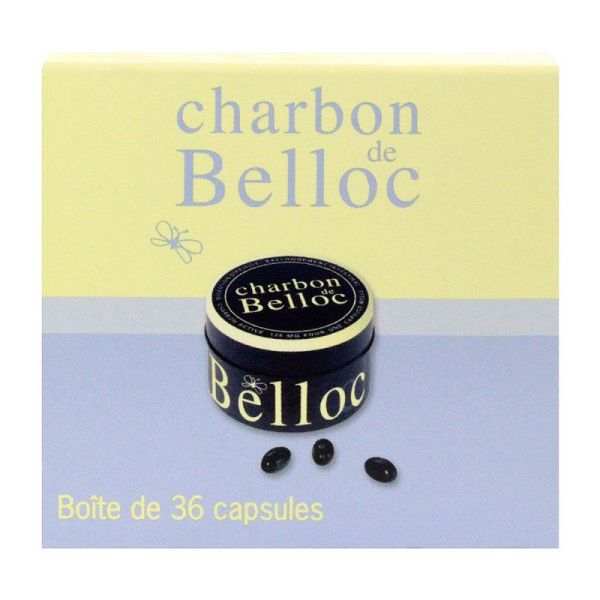 Charbon De Belloc 125mg Capsules Molles Boîte de 36