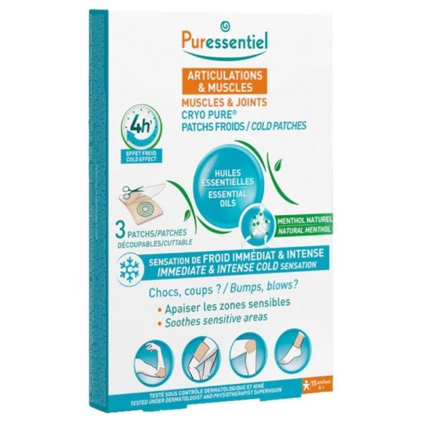 Puressentiel Articulations Muscles Patch Cryo Pur 3