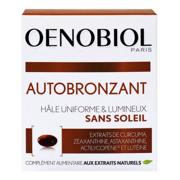 Oenobiol Autobronzant boite de 30 capsules