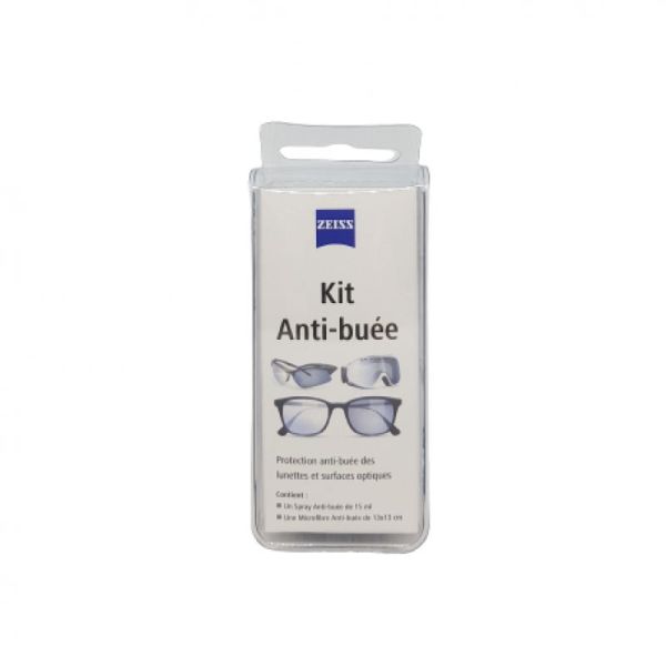 Zeiss Kit Antibuée pour lunette Spray de 15ml + tissu Microfibre