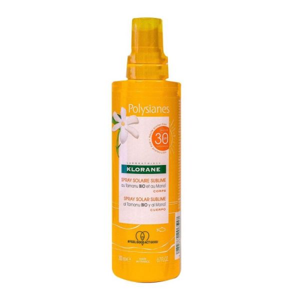 Klorane Solaires Spf30 Spray Sublime 200ml