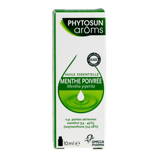 Menthe Poivrée Bio Huile essentielle 10ml