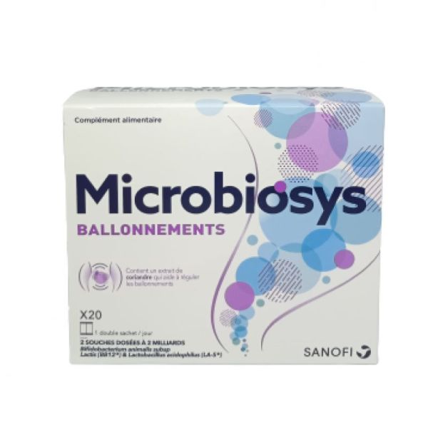 Microbiosys Ballonnements 20 sachets