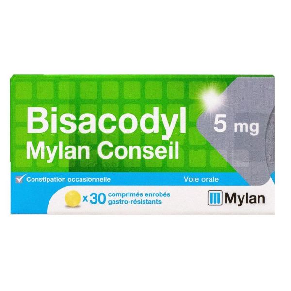 Bisacodyl  5mg Boite de 30 comprimés
