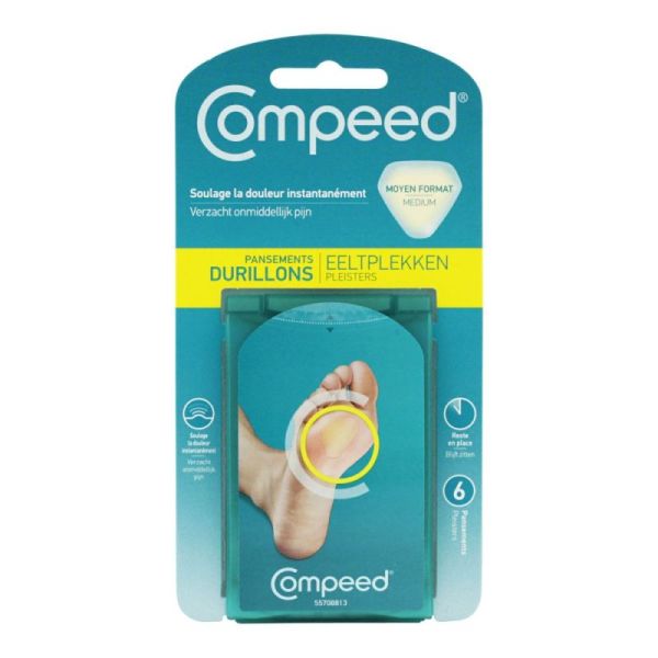 Compeed Pansements Durillons Boîte De 6