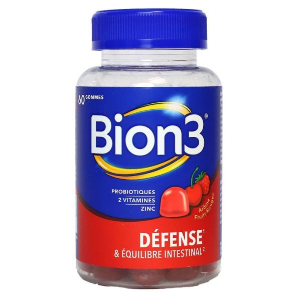 Bion 3 Défense et Equilibre Intestinale Gummies Boite de 60