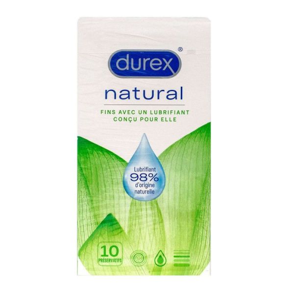 Durex Natural Préservatifs Boite de 10