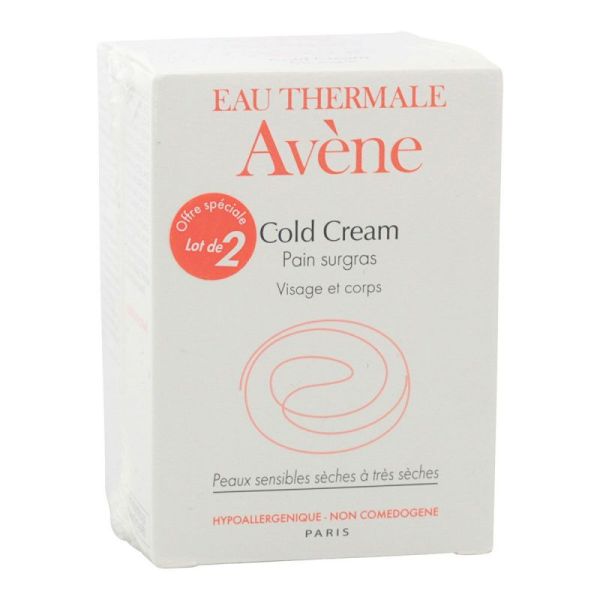 Cold Cream Avene Pain Surgras Visage et corps lot de 2x100g