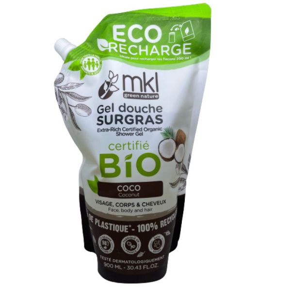Eco-recharge certifiée bio 900ML - Coco