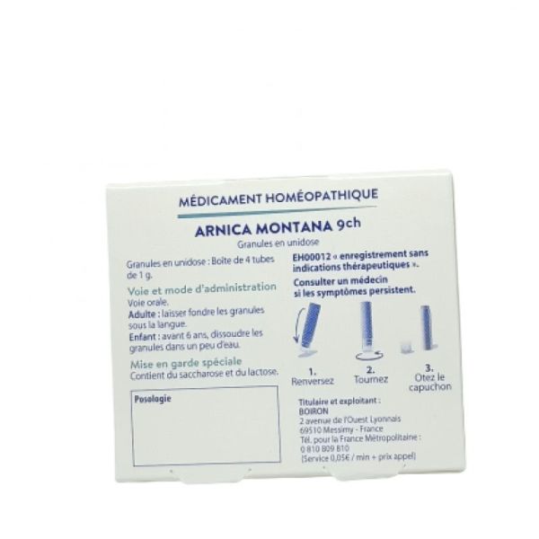 Arnica Montana 9 CH boite de 4 doses