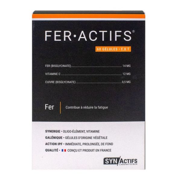 Fer actifs Boite de 60 gelules
