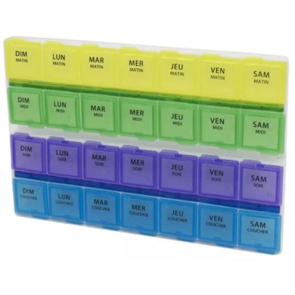 Estipharm Pilulier Hebdomadaire Grand Format