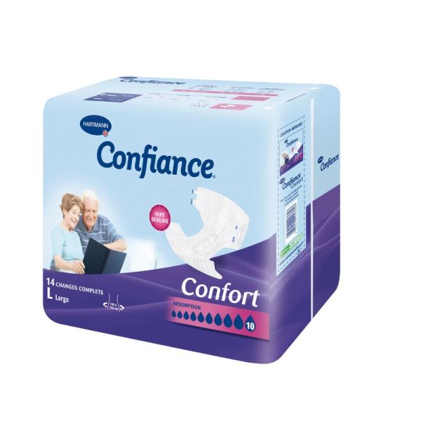 Confiance Confort Taille L 10 Gouttes par 14