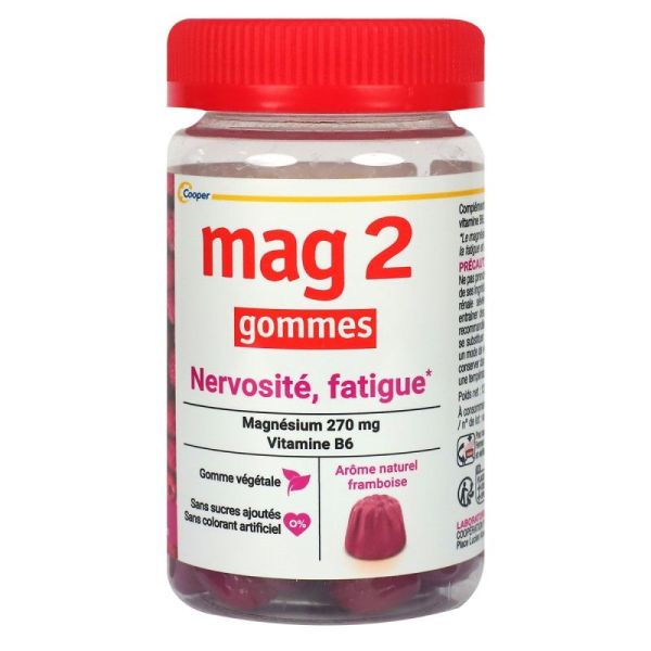 Mag 2 Gommes Framboise Pot de 45