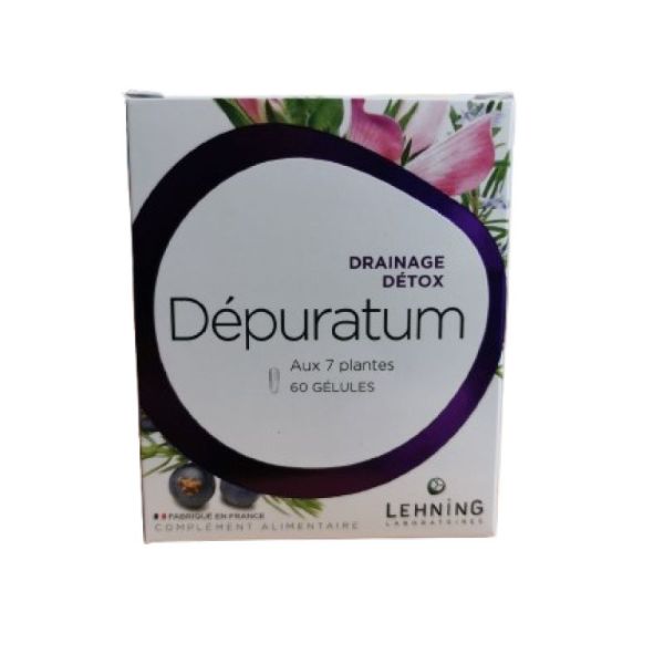 Depuratum Gélules Drainage Détox Boite de 60
