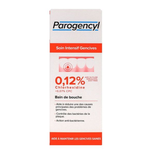 Parogencyl Bain de Bouche Sensibilité Gencives Flacon de 300ml