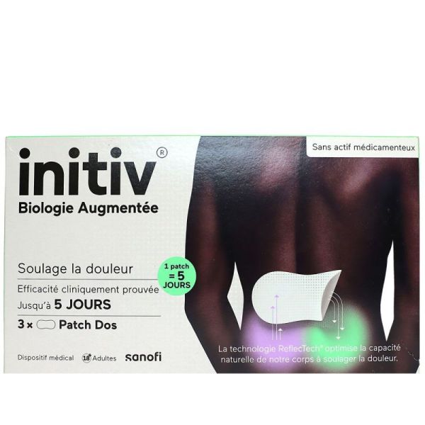 Initiv Patch Dos Boite de 3