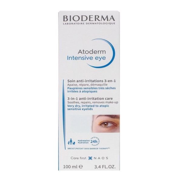 Bioderma Atoderm Intensive Eye Soin Anti-irritation 3 en 1 Tube Ap 100 ml