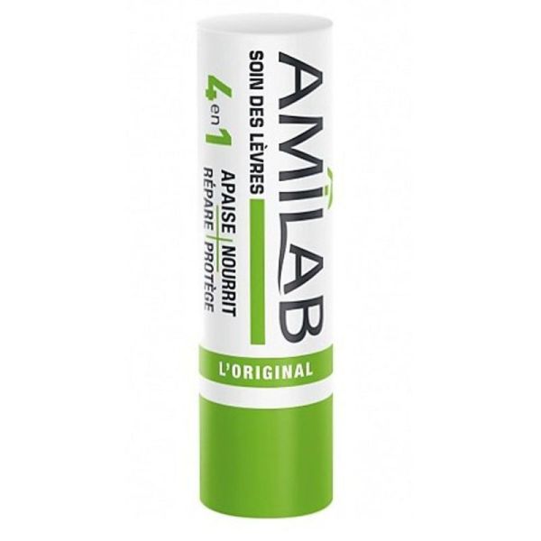 Amilab Baume Labial Réhydratation Calmant Stick 3,6ml