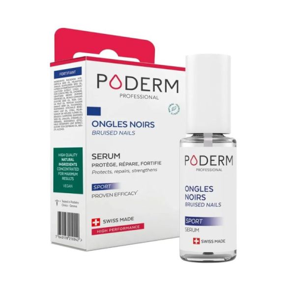 Poderm Huile Sérum Ongles Noirs Traumatisés 8 ml