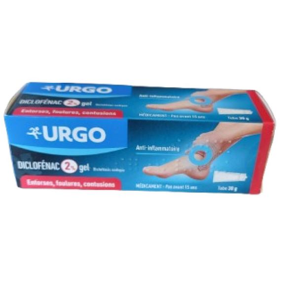Diclofenac Urgo 2% Gel Tube 30g
