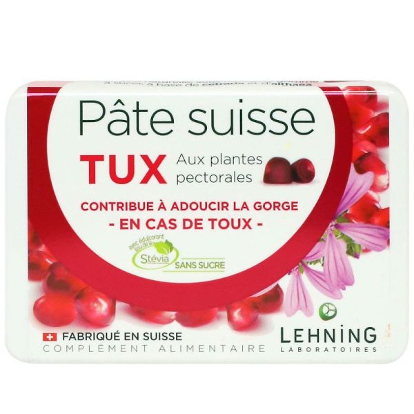 Pâte Suisse plantes pectorales 40 gommes