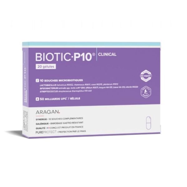 Biotic P10 Clinical Boite de 20 Gélules