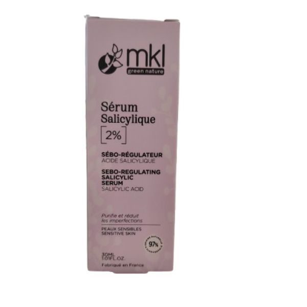 Mkl Sérum Acide Salycique Flacon Compte-goutte 30ml
