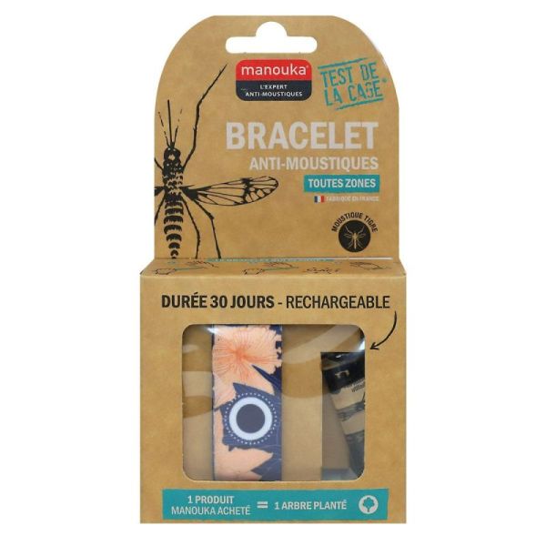 Manouka Bracelet Moustiques Végétal