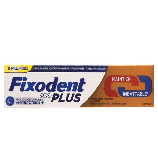 Fixodent Pro Plus Cr Adhés T/40g
